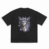Moon Moth Fairy Skeleton Gothic Celestial Skull Short Sleeve Tee 100% Cotton T-Shirt