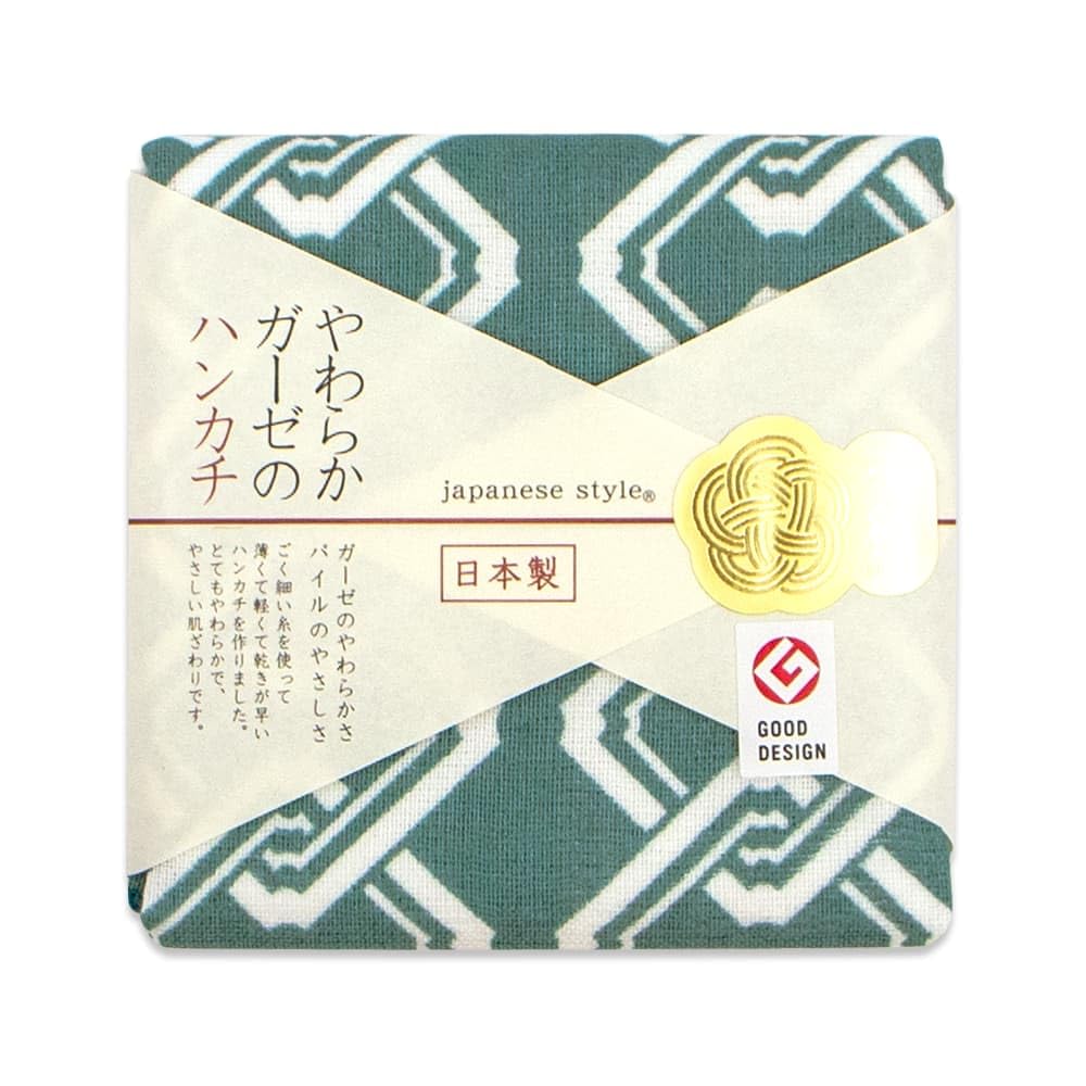 Nissen Shoko Japanese Style Komon Pattern Gauze Pile Yoshiwara Jumpsuit Handkerchief JS-4145