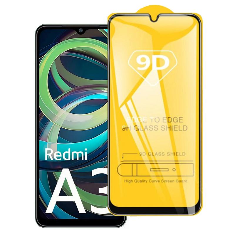 

Для Xiaomi Redmi A3/Poco C61 4G Захисна плівка для екрана Противибухова плівка із загартованого скла (9D бічний клей) Type A