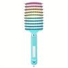 Bristle Nylon Hair Brush Girls Hair Scalp Massage Comb Women Wet Curly Detangle Hair Brush for Salon Hairdressing Styling Tool