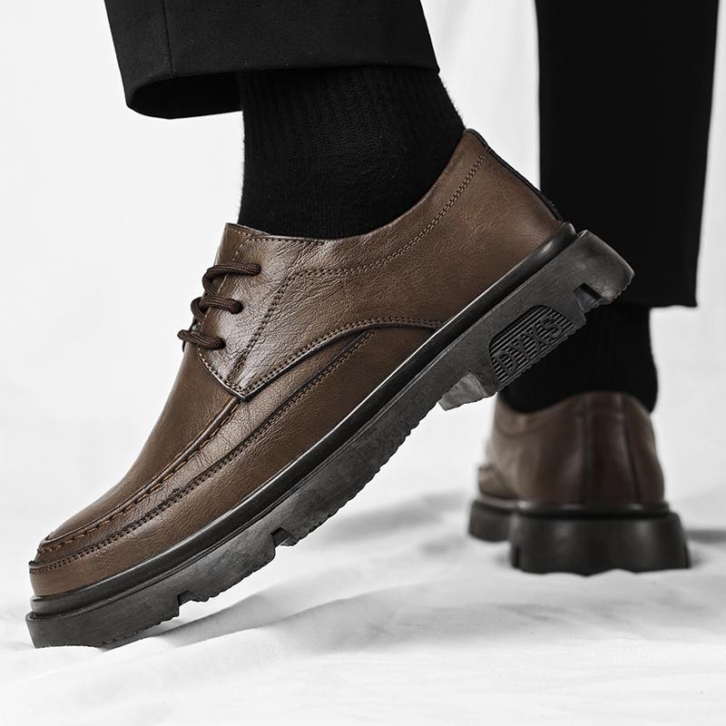 Fashion Genuine Leather Shoes For Man Leather Casual Shoes Fashion Business Oxford Shoes High Quality Designer Work Shoes