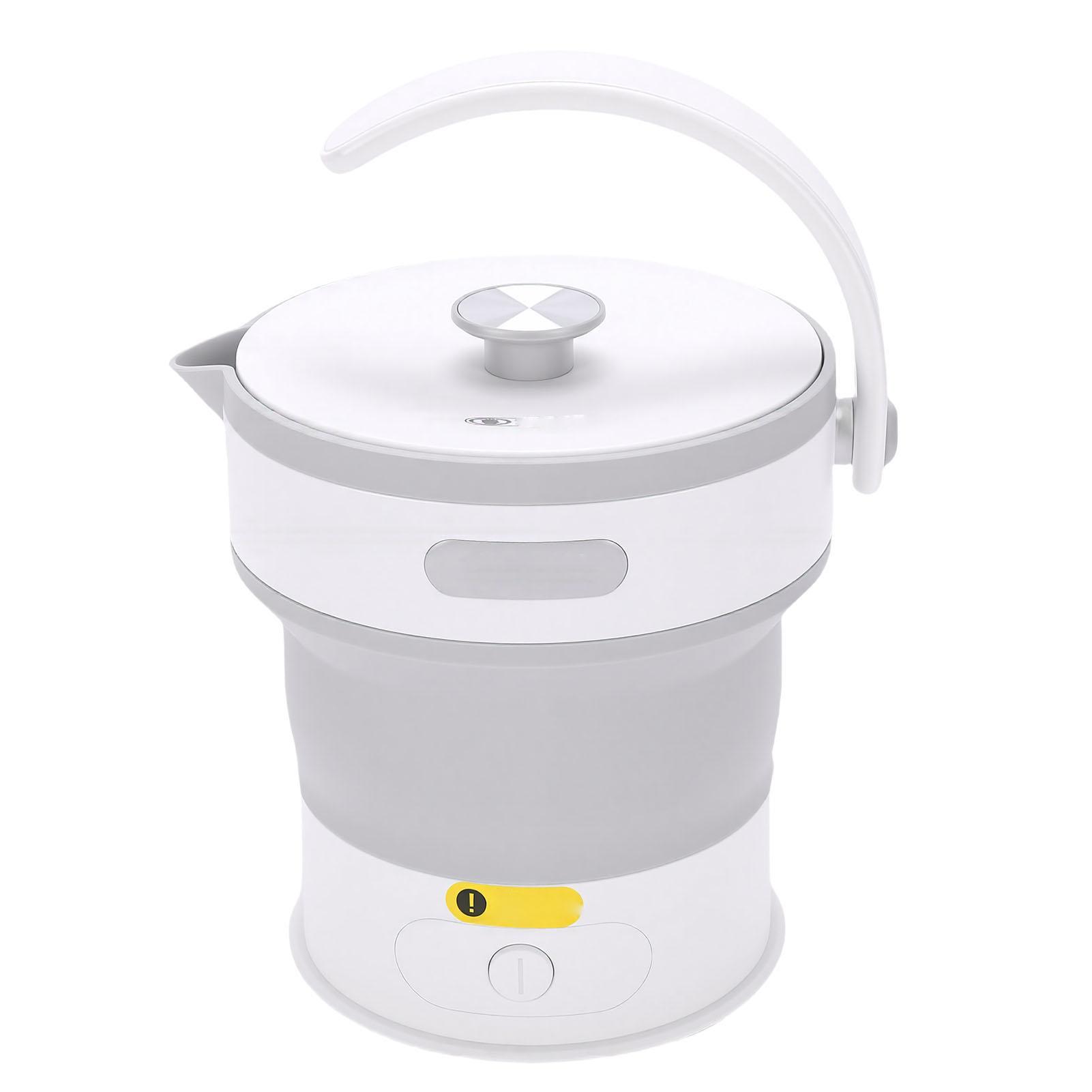 600W Foldable Electric Kettle Portable Travel Mini Kettle with 304 Stainless Steel Heating Plate L