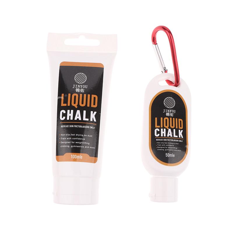 50/100 ml Pro Grade Flüssigkreide Schmutzfrei Professioneller Handgriff für Fitnessstudio Gewichtheben Klettern Gymnastik Klettern