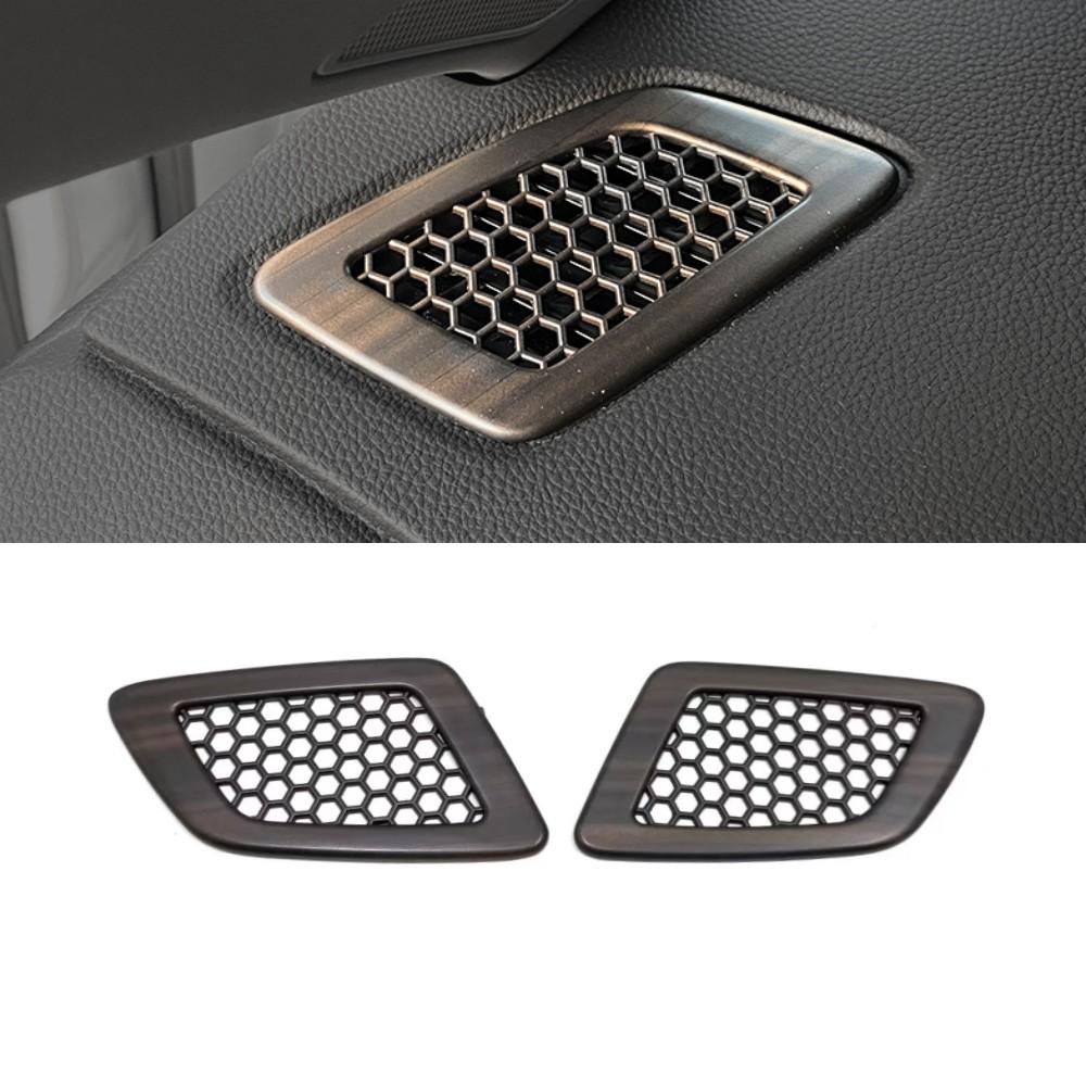 For Honda CRV CR-V 2023 2024 Car Styling Sticker Accessories ABS Wood Grain auto Front Air Condition Vent Outlet Cover Trim