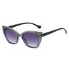 Cute Children Cat Eye Sunglasses Glitter Bling Frame Anti‑UV Fashion Boys and Girls Beach Party Sun Glasses
