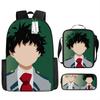 Around My Hero Academia My Hero Academia School Bag New Burden Reduction Spine Protection Elementary School Backpack