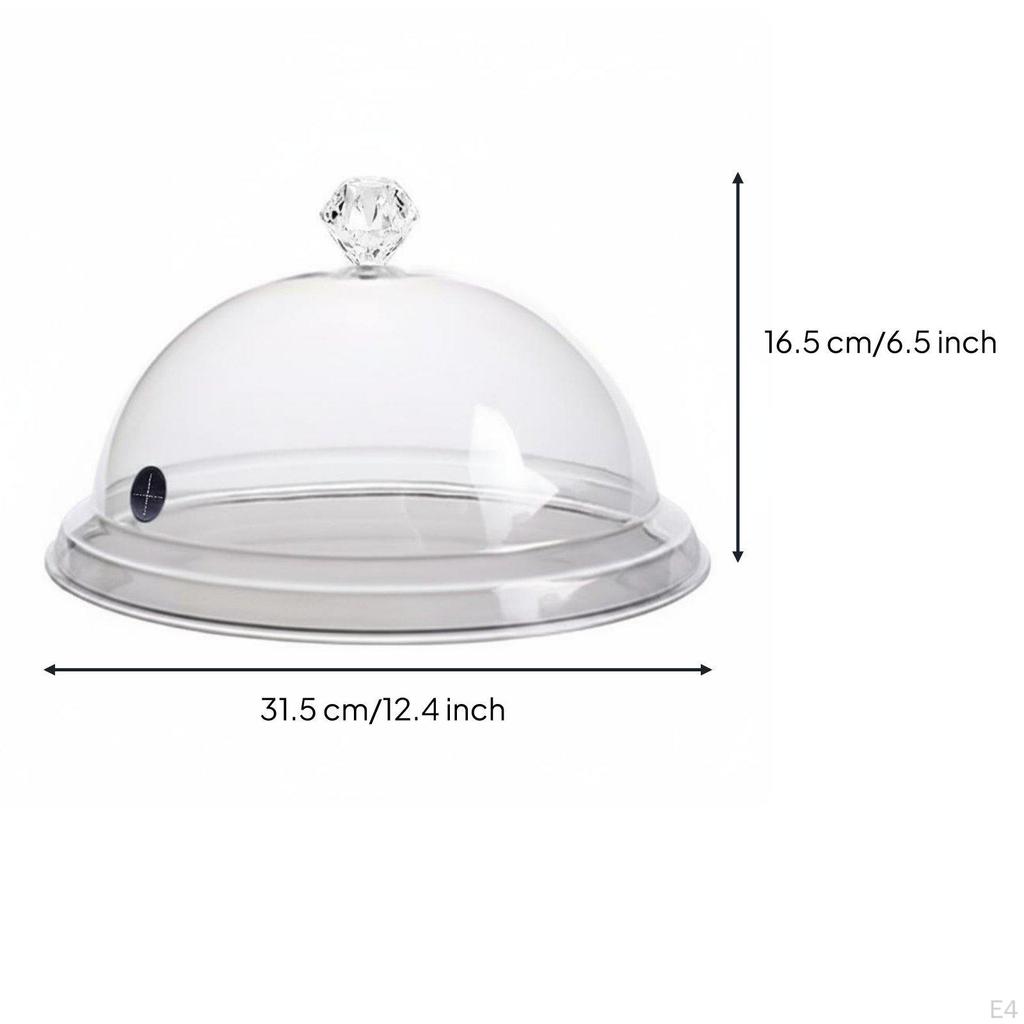 Rauchdichter Kuppeldeckel Transparent Rauch Leicht zu reinigen Cloche für