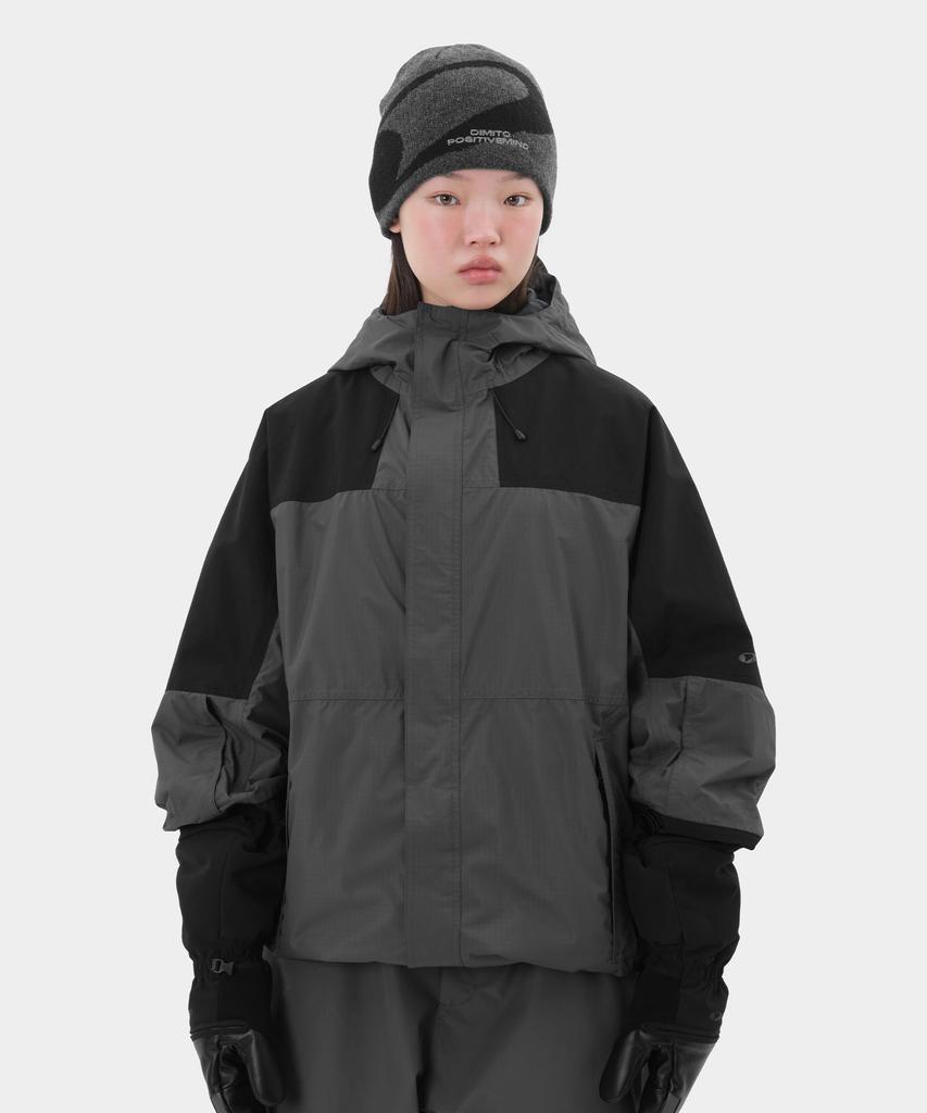 DIMITO Mt Block Jacket Charcoal