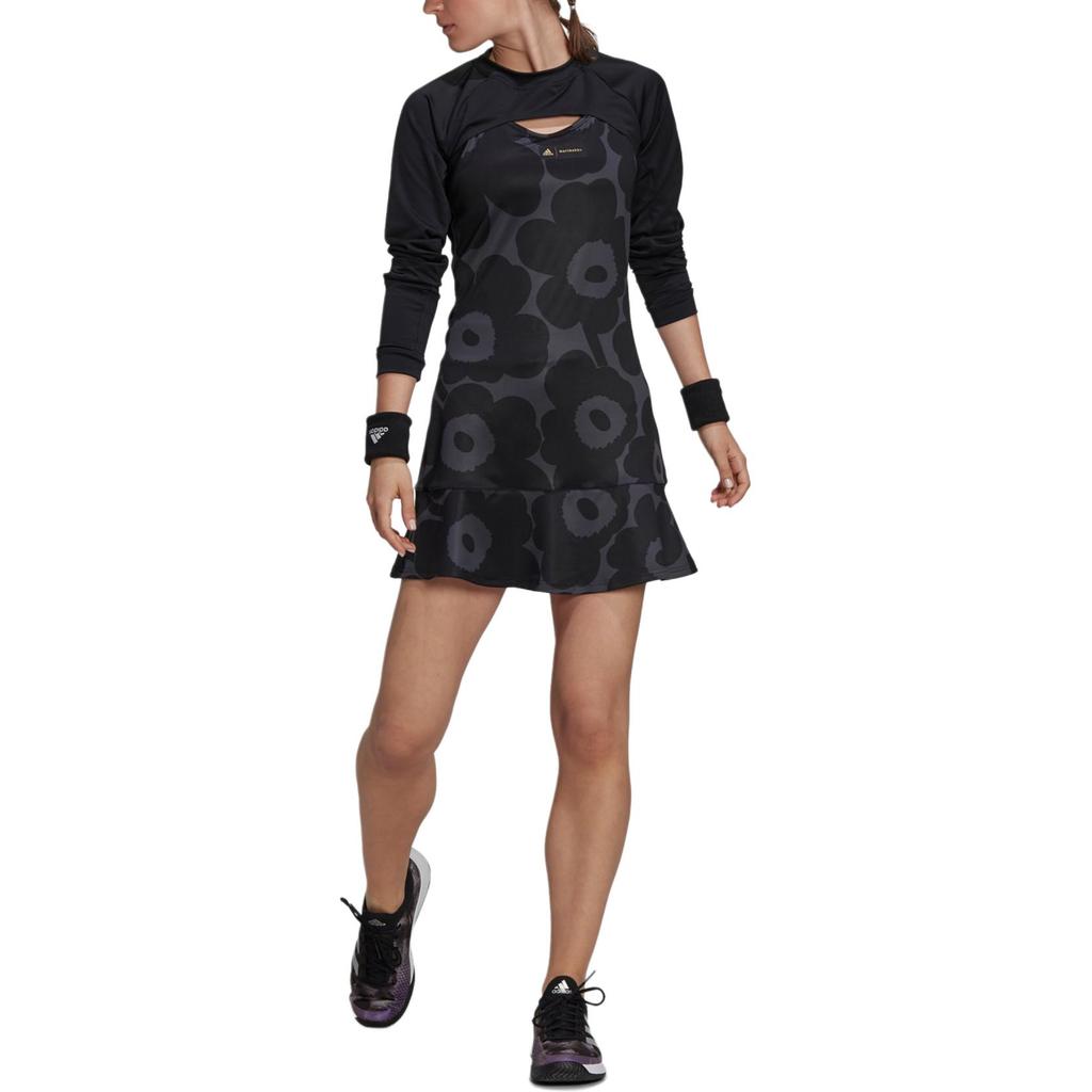 adidas X Marimekko Sleeveless Dresses Women's Black Moderate Extra Short GT6003