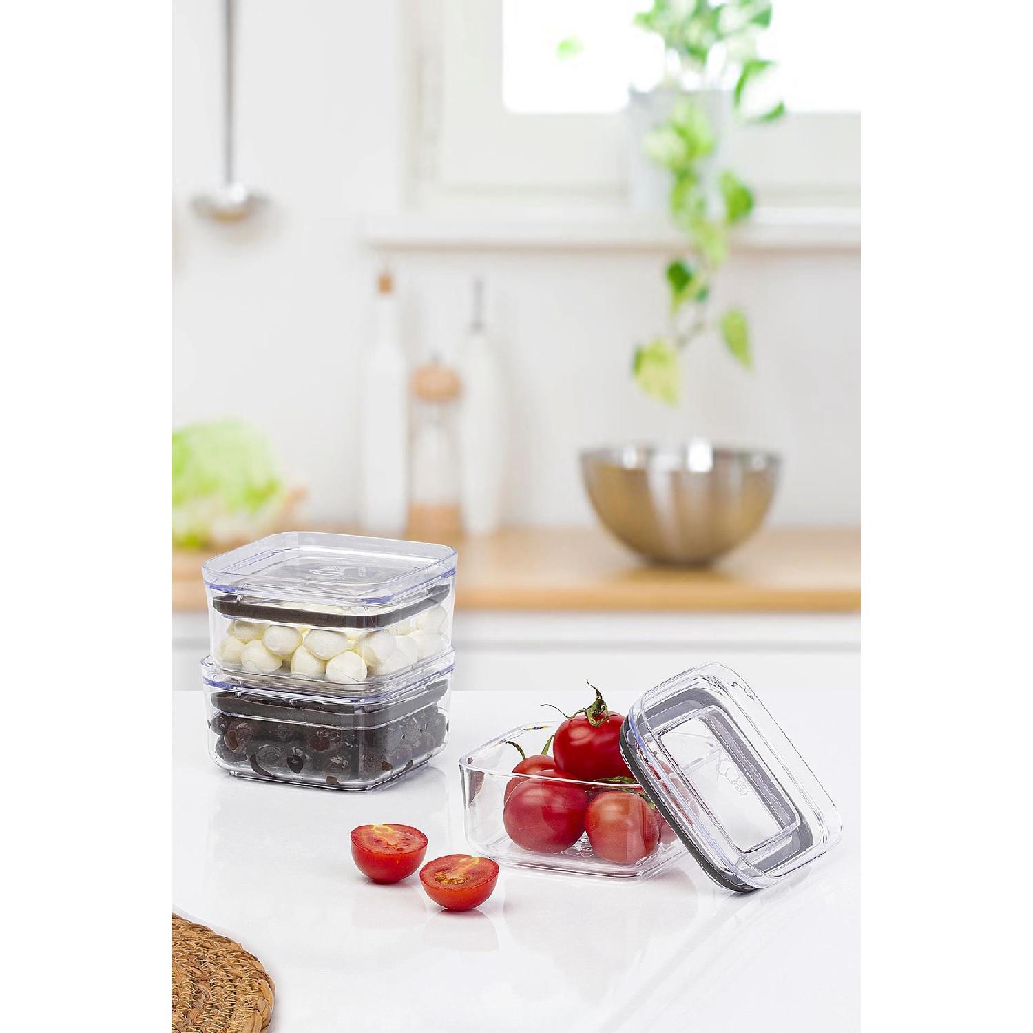 

Вакуумная практичная квадратная банка для подачи, набор из 3 шт.