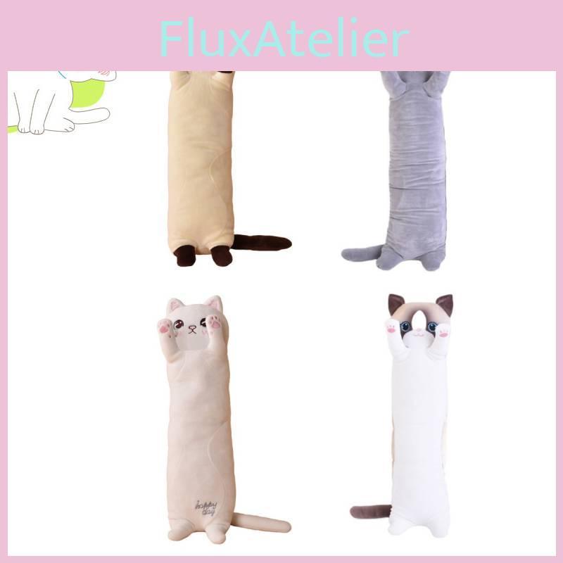 Soft And Cuddly Coconut Cat Plush Pillow For Girls' Bed