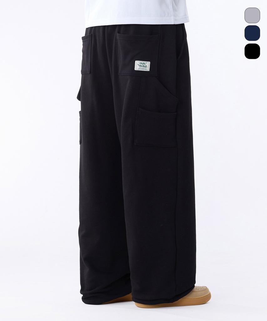 GHOST REPUBLIC Carpenter Wide Sweatpants 3 Color Glp-647 (A Type)
