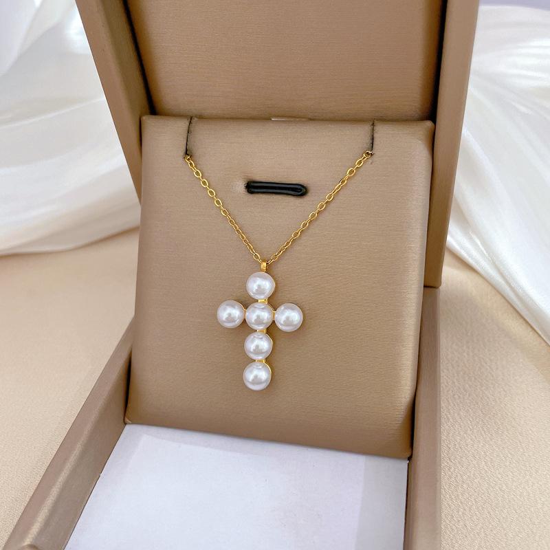 Geometric Planet Personality Minimalist Wind Furnace Real Gold Necklace Female Collarbone Chain