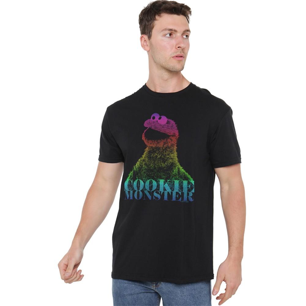 Sesame Street Cm Halftone T-Shirt S-5XL Black S