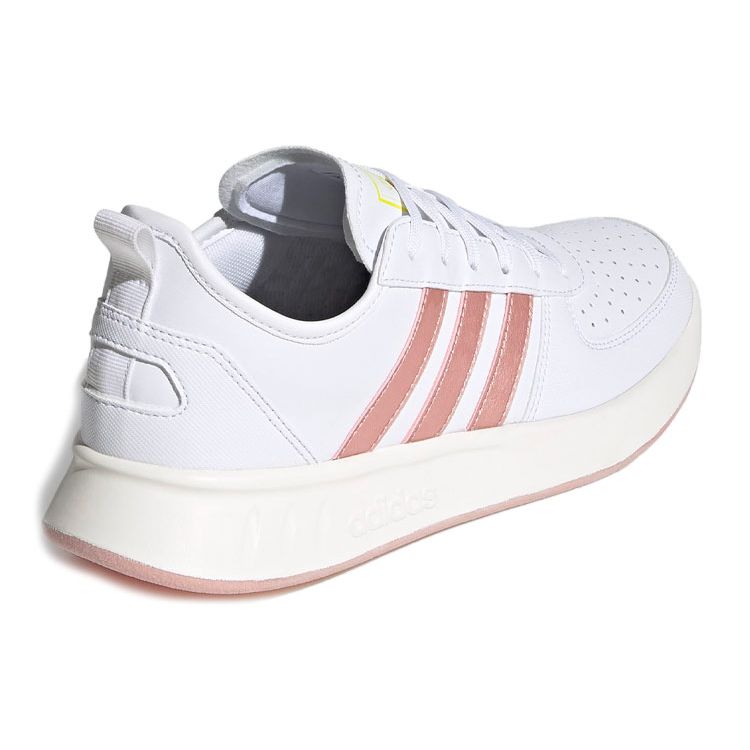 Adidas Court80s PU Retro Casual Tennis Low-Top Sneakers Women Sneakers White Pink EG8265
