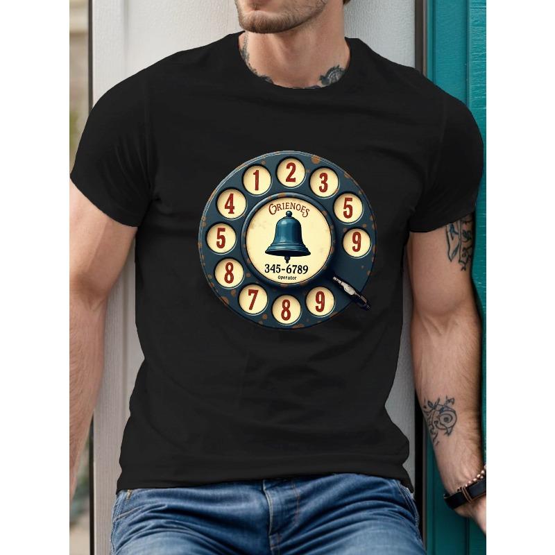 

vintage rotary dial telephone Crinkle Plus Size Men s T-Shirt, PLUS SIZE XL