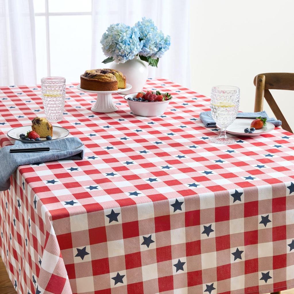 Independence Day Creative Tablecloth Home Festive Dining Table Coffee Table Dustproof Beautiful Decoration