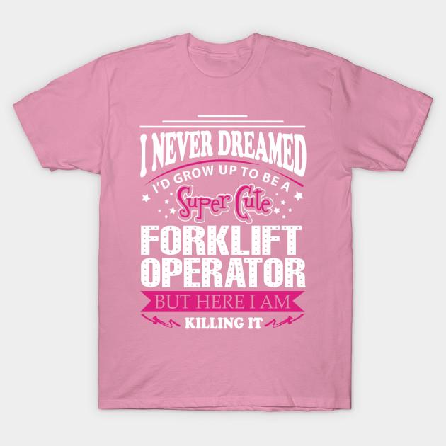 T Shirt Women Forklift Operator Harajuku Print Kawaii Tshirt Summer Short Sleeve Female T-Shirt Top Tee