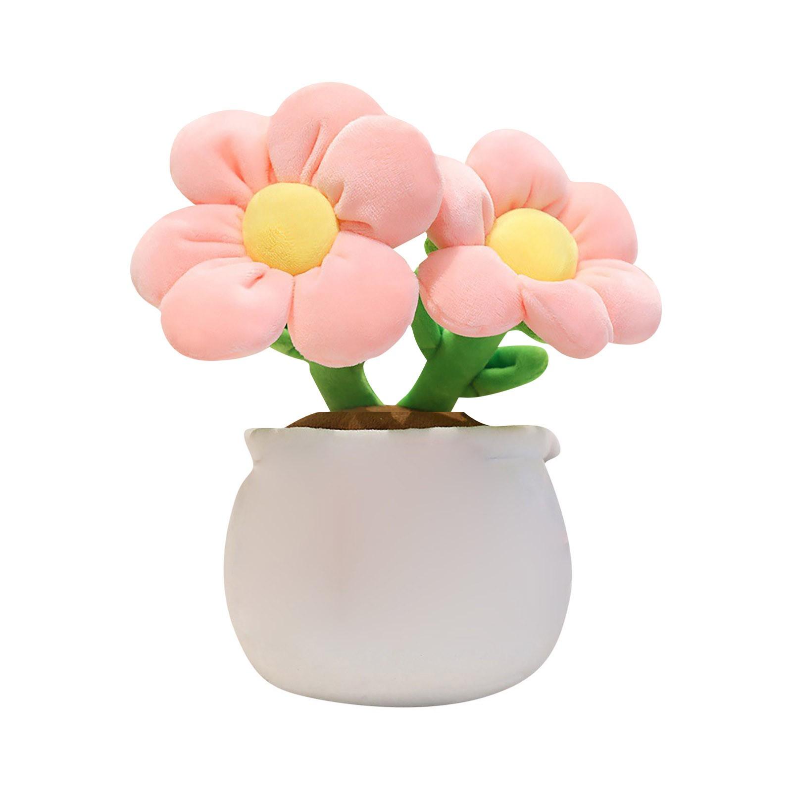 

Плюшевая кукла-вазона для посадки цветов, милый и идеальный подарок на день рождения для друзей и одноклассников, подарок на выпускной One Size розовый