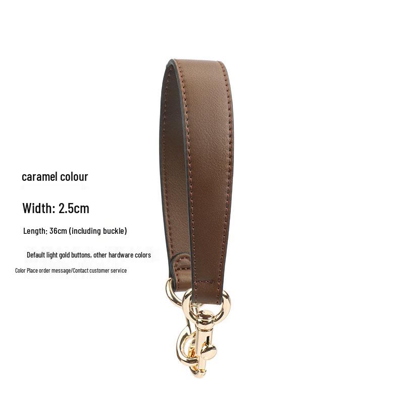 Black PU Handbag Replacement Strap: Women's Underarm Bag, Short Single Shoulder Handle, Trendy Plain Design