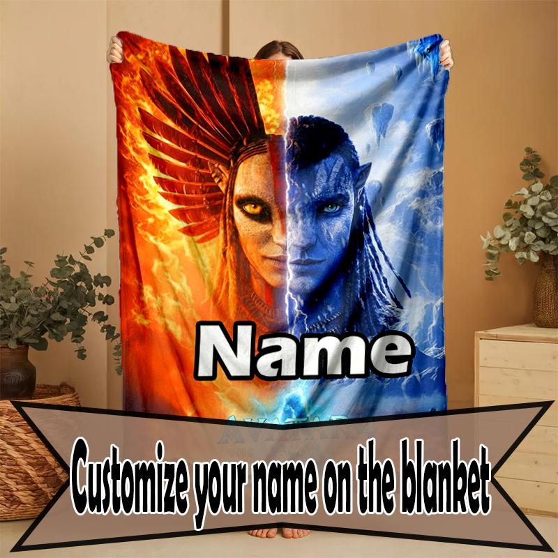 Individuelle personalisierte Decke mit Avatar-Druck, Heimdekoration, Schlafzimmer, Sofa, Camping, Couch, Geschenke für Geburtstag Weihnachten