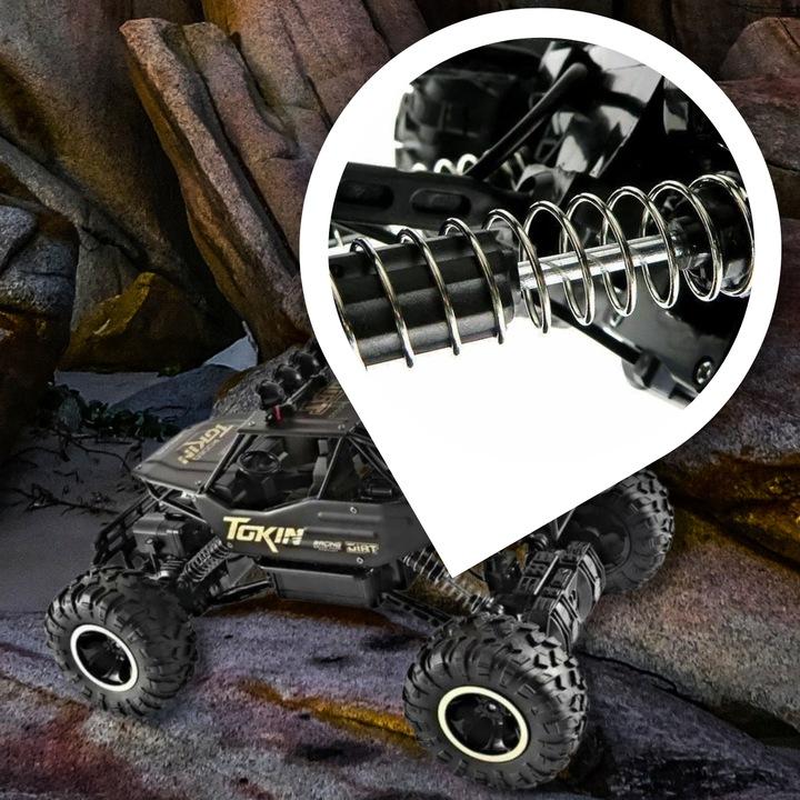 Duży Samochód Zdalnie Sterowany Auto Rc Metal Terenowy Napęd 4X4 Pilot