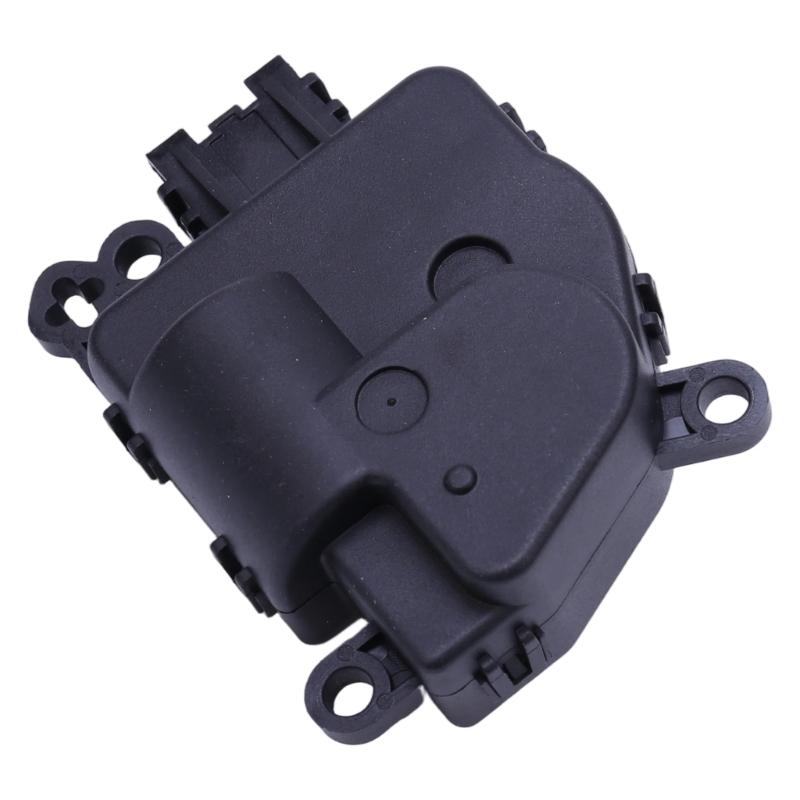 Replacement HVAC Air Door Actuator Motor with Part Number 4F2Z19E616GA, Injection-Molded ABS Housing, and Circular-Hole Mounting Points