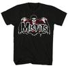 Misfits Batfiend Skull And Wings Red Logo Mens  Rock N Roll Punk Black Unisex T-Shirt