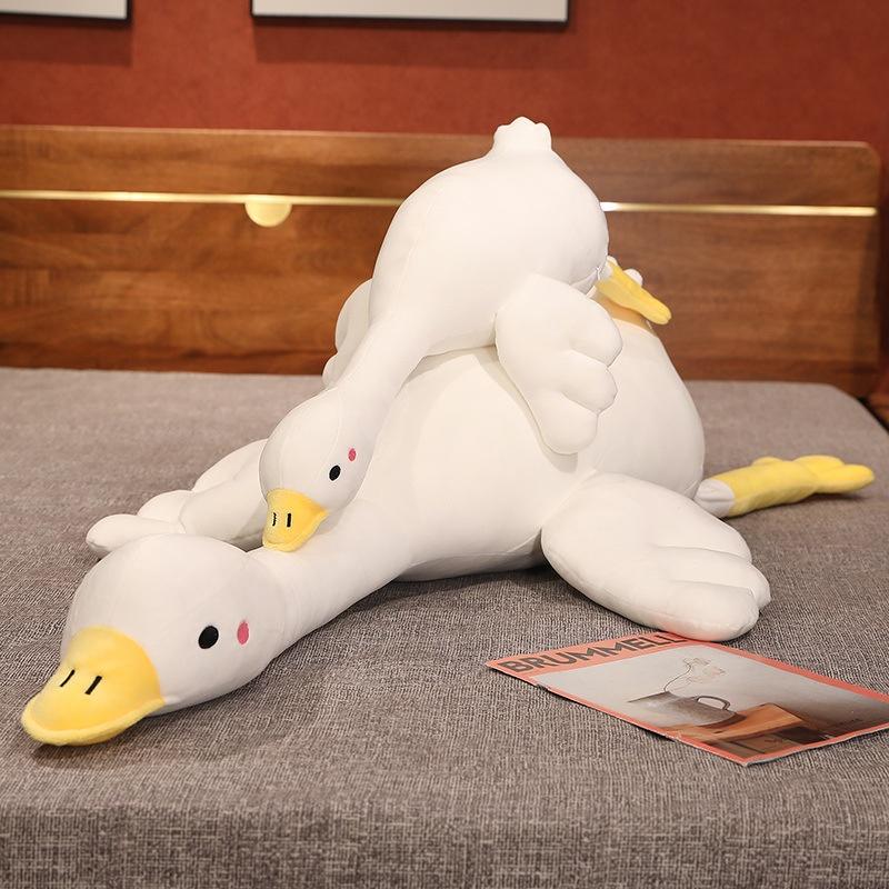 Cute And Adorable White Goose Plush Toy Perfect Birthday Gift!