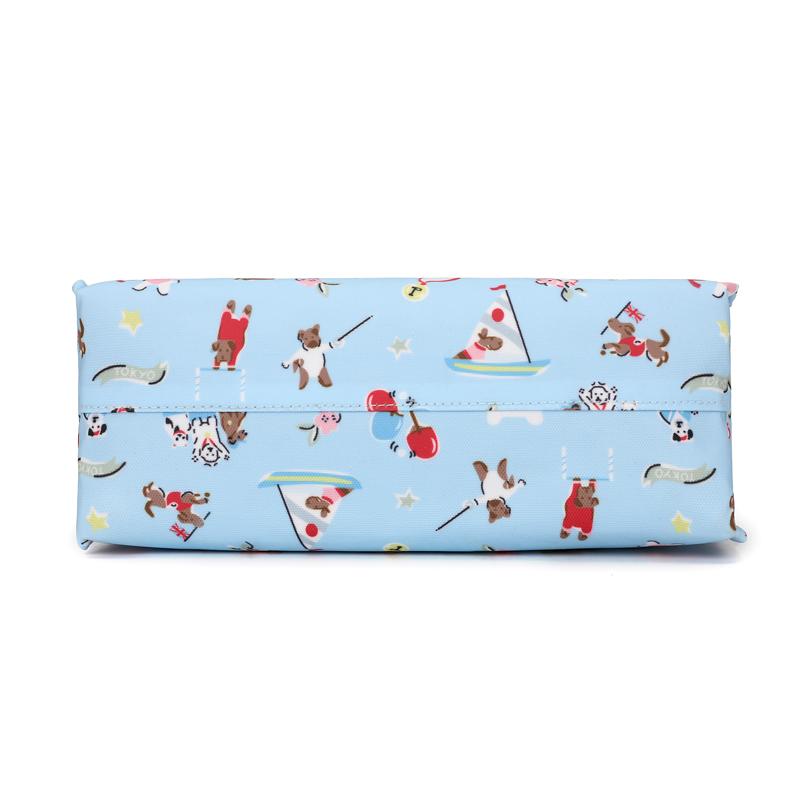 Women's Large Capacity Letter Print Handbag Nylon Shoulder Bag Student Tote Bag