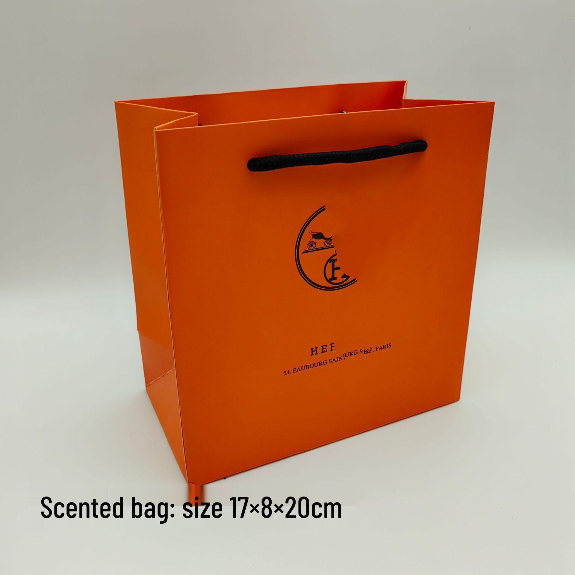 

Коробка для помады и духов Hermes с подарочным пакетом-сумочкой - Подарочный набор в классическом стиле