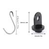 Heavy Duty S Hooks Plant Hangers Outdoor for Hanging Plant Bird Feeder Wind Chimes Flower Baskets Christmas Ornaments