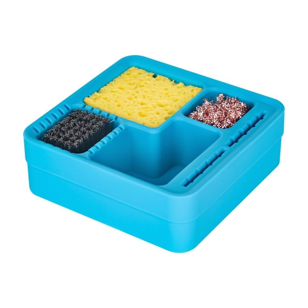 Silicone Tin Dross Collection Box Copper Wire Tin Storage Container  Soldering Iron Tips