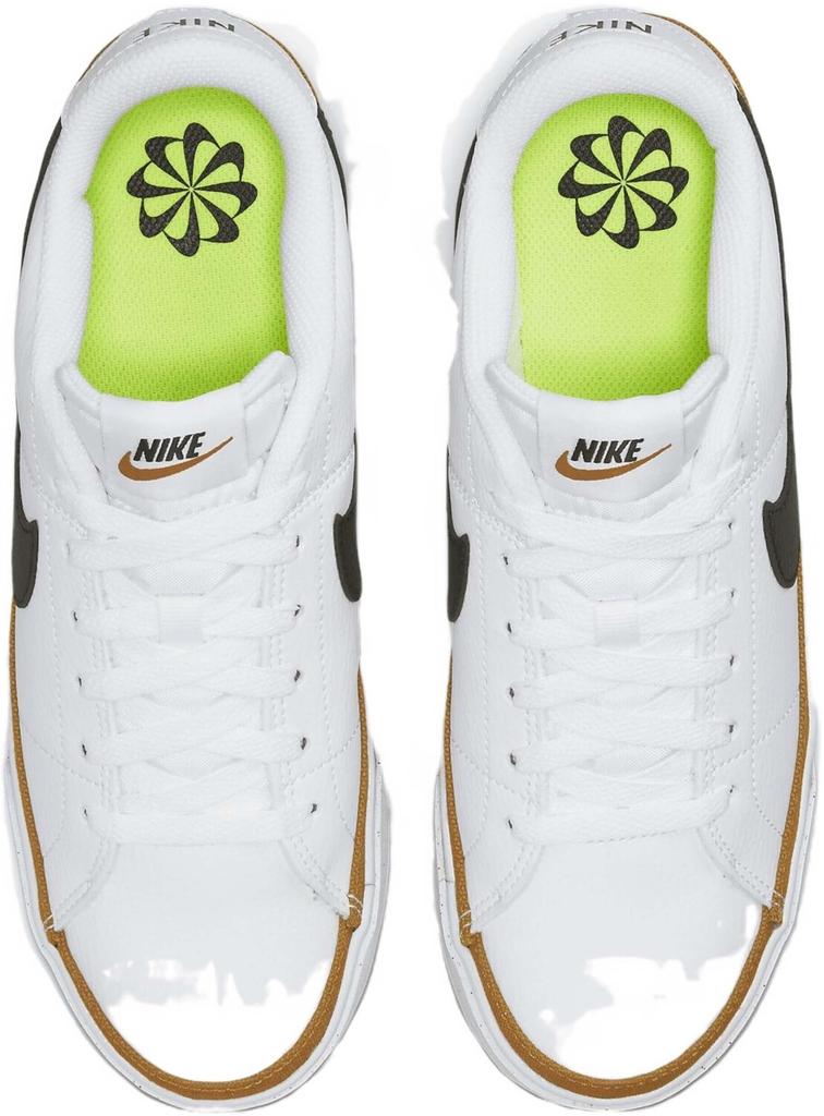 Кроссовки Nike Court Legacy Next Nature Women белый/пустынная охра/оранжевый/черный