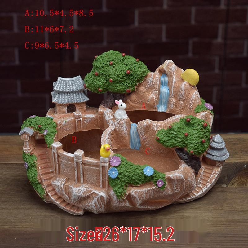 Innovative Hanging Resin Succulent Pot - Ground 001