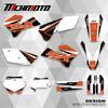 MCHMFG For KTM EXC SXF 2005 2006 2007 125 200 250 300 350 400 450 Graphics Decals Sticker Kits Motorcycle Background