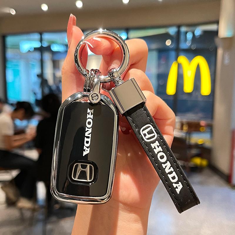 Car modification rear key cover applicable For Honda Logo Hyundai Nissan Infiniti including key pouch CR-V Auto Interior Key Bag TT5