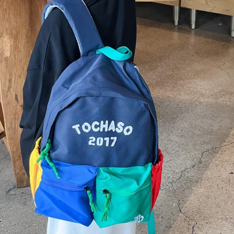 Childrens Large Capacity Letter Backpack With Cotton Material For Kindergarten School Use