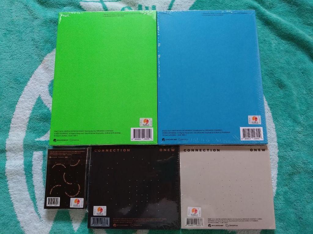 [USED] ONEW CONNECTION 4th MINI Album All 5 types with bonus