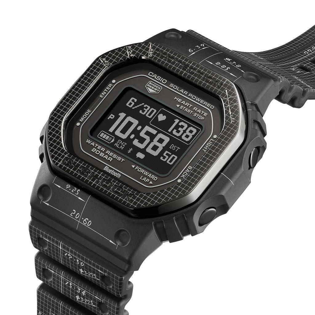 Casio G-SHOCK Men's Stainless Steel 200M Water Resistant Digital Shock Resistant Quartz Watch DW-H5600EX-1