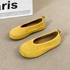 Fashion CRLAYDK Women's Footbed Comfortable Slip On Mules House Slipers With Arch Support Ladies Suede Moccasins Casual Flat Shoes