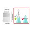 8/10/16Pcs/Set Silicone Pastry Bag Tips Kitchen Cake Icing Piping Cream Cake Decorating Tools Reusable Nozzle Set +1 Pastry Bags