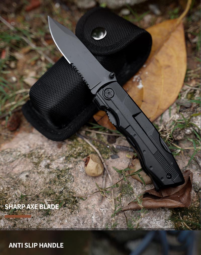 Składane przenośne wielofunkcyjne szczypce kempingowe i nóż