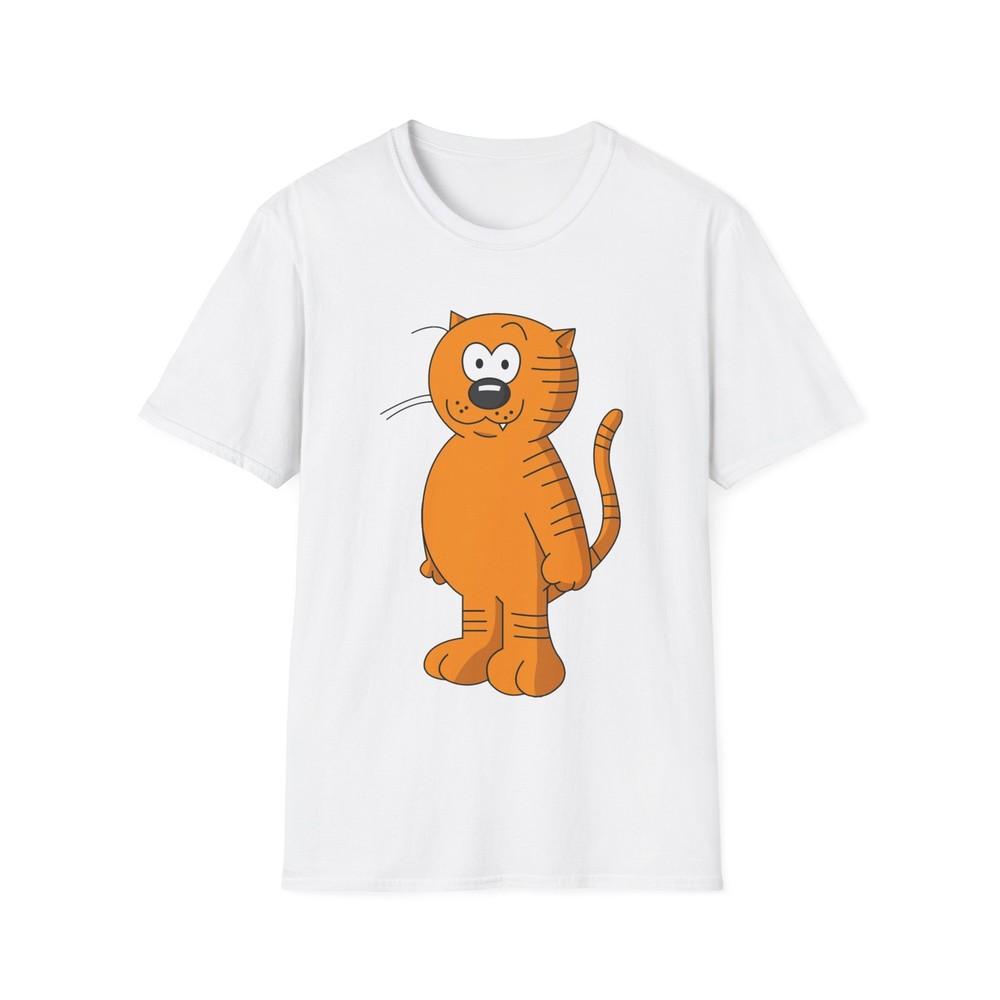 

Heathcliff T-Shirt Retro Cartoon Cat Shirt 80 s Cartoons Tee Unisex T-Shirt L