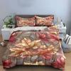 Autumn leaves with veins. Bedding sets Duvet cover sets Duvet covers Pillowcases(1* Duvet Cover 2* Pillowcases without duvet insert)