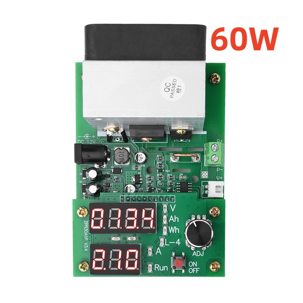 

110W/60W 9.99A 30V Constant Current Electronic Load LCD Display Discharge Battery Capacity Meter Tester Board Module For arduino