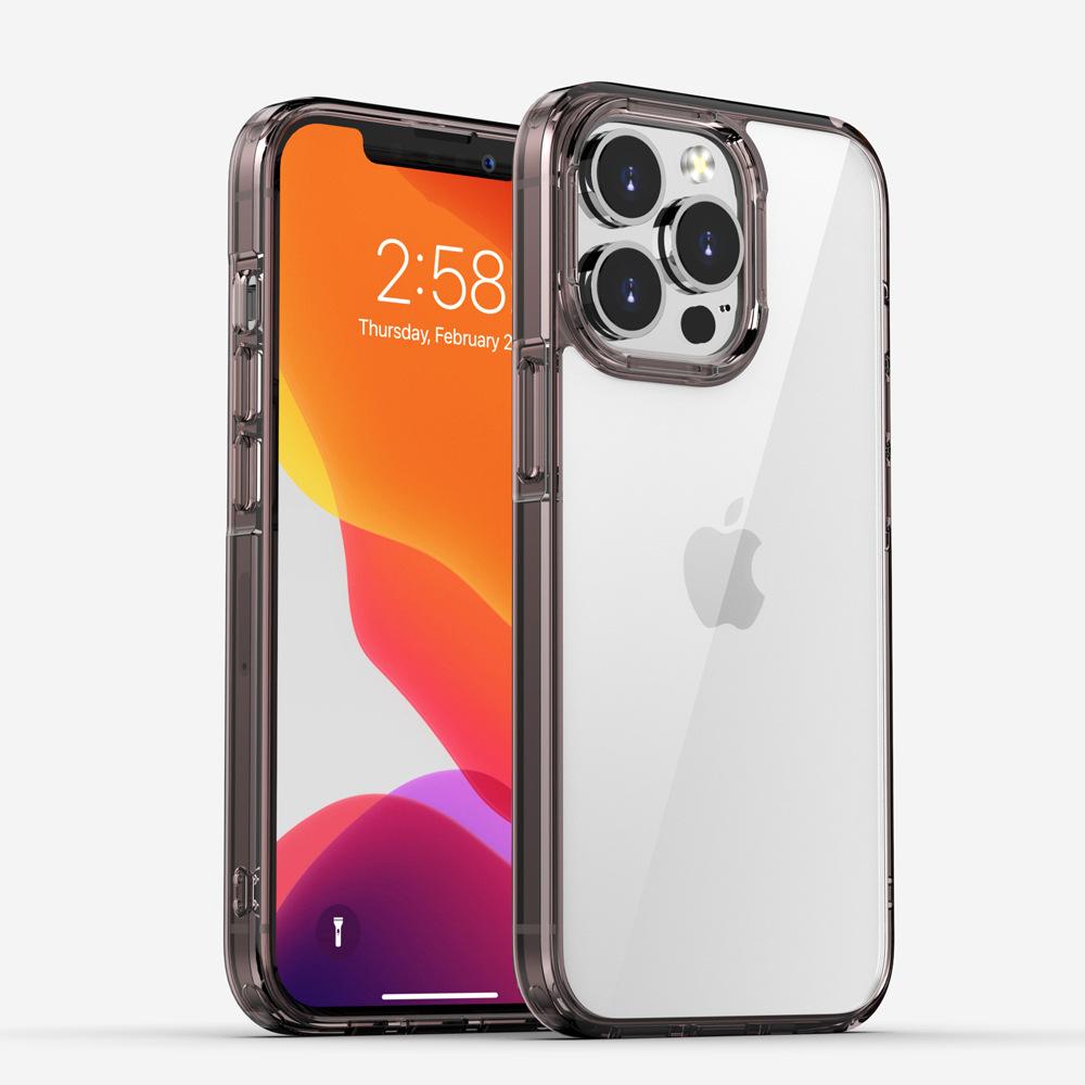 Suitable for Apple 13promax Phone Case, Transparent Hard 13pro Protective Case, Airbag Anti-drop 13 Matte Back Cover