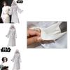 Star Wars Leia Organa Solo Cosplay Kostým Bílé Šaty Oblečení Pro Dospělé Halloween