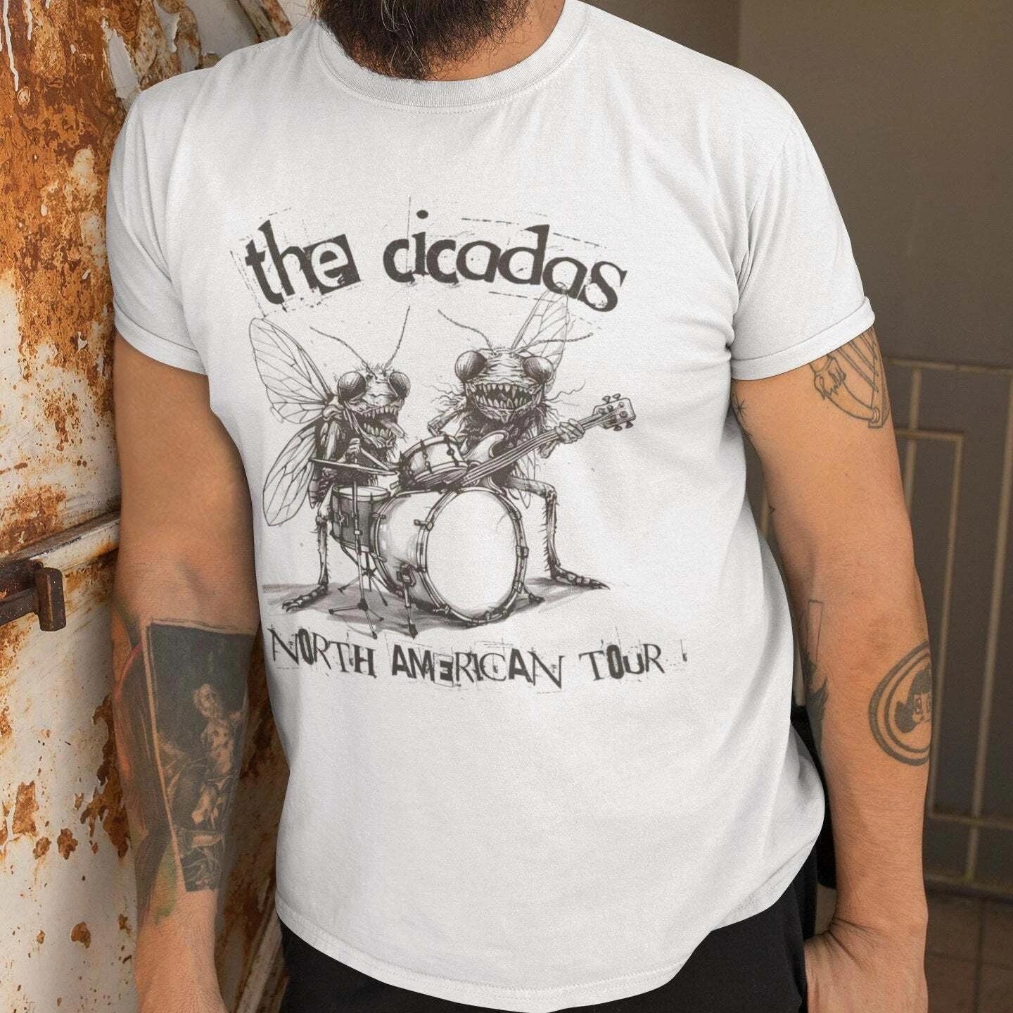 The Cicadas North American Tour Cicada Shirt S