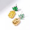 Women Lovely Cartoon Pineapple Shape Earring/Necklace Elegant Fashion Jewelry